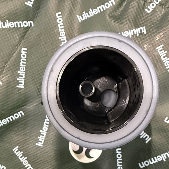 Lululemon Black 16 oz Take a Moment Water Bottle with Tote - Picture 7 of 16